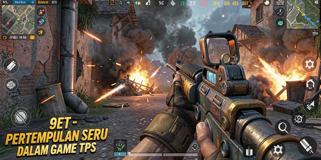 Gameplay seru dalam 9ET dengan grafis menakjubkan.