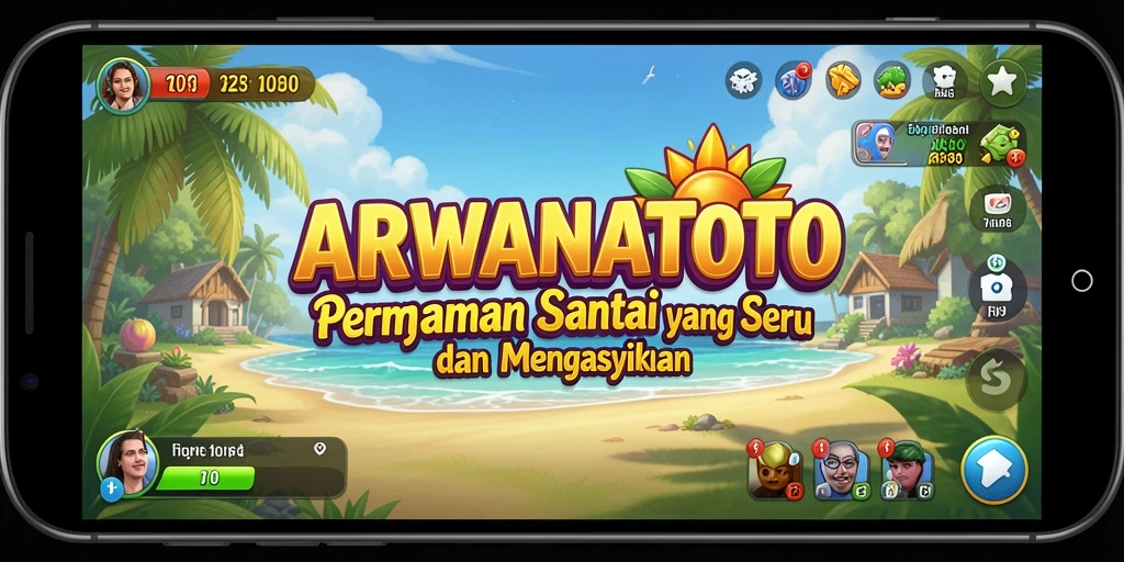 Tampilan gameplay seru dan santai di ARWANATOTO.