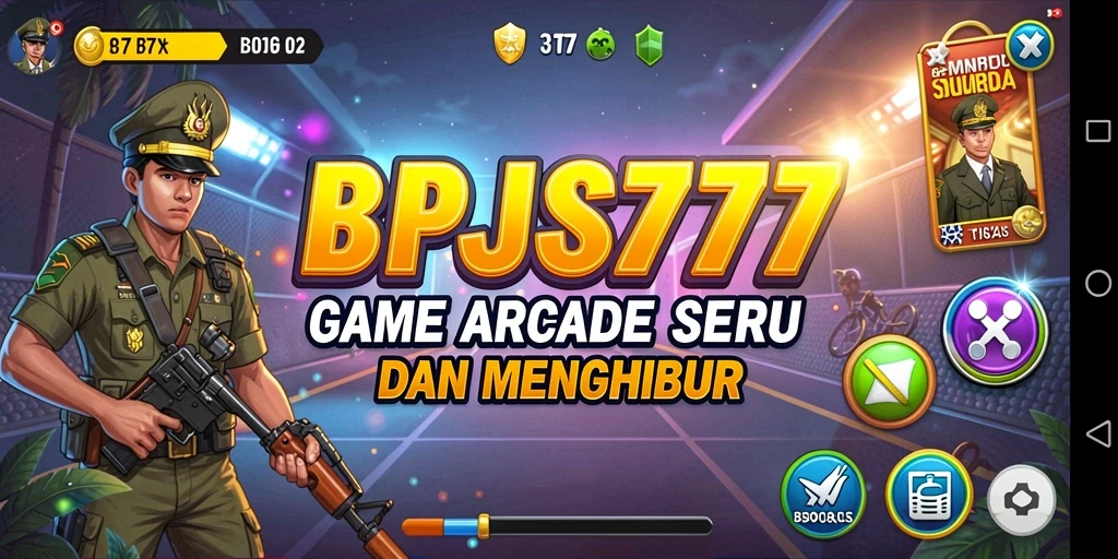 Screenshot gameplay Arcade BPJS777 yang seru dan penuh tantangan.