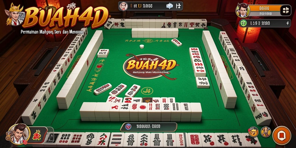 Tampilan menarik dari gameplay BUAH4D yang menampilkan Mahjong.