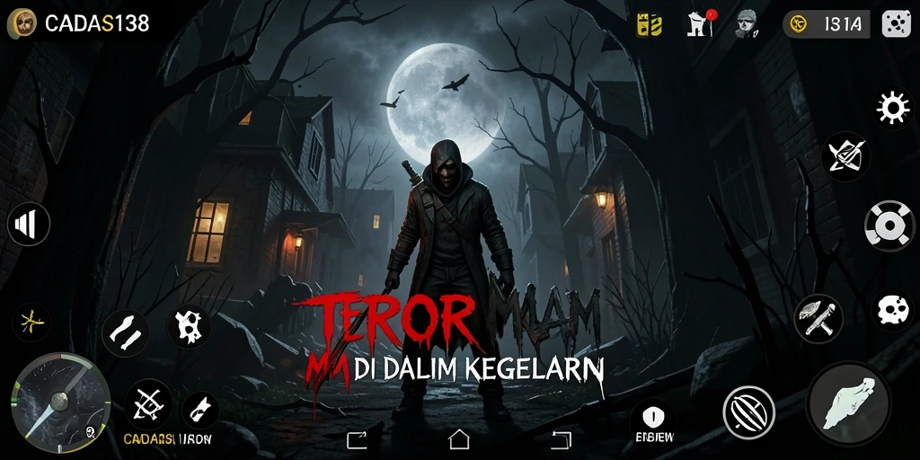 Tampak menegangkan dari gameplay CADAS138 di kegelapan.