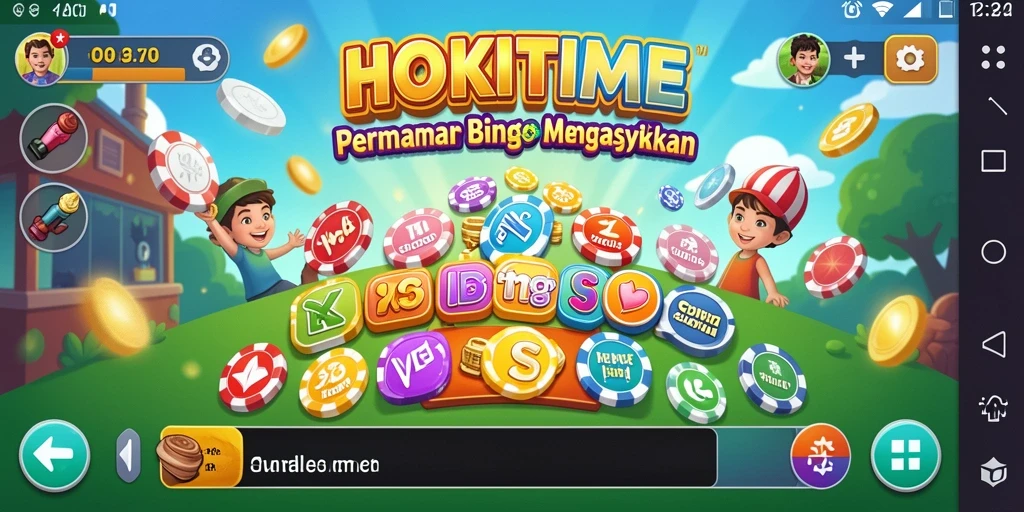 Tangkapan layar gameplay seru HOKITIME yang penuh warna.