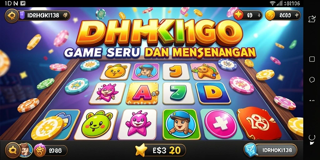 Tampilan gameplay seru IDRHOKI138 dengan pengalaman Bingo yang menarik.