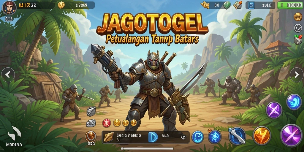 Screenshot JAGOTOGEL menampilkan pemain menjelajahi dunia terbuka yang luas.