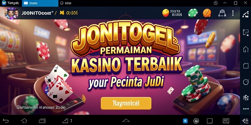 Tampilan gameplay Kasino JONITOGEL yang menarik dan menawan.