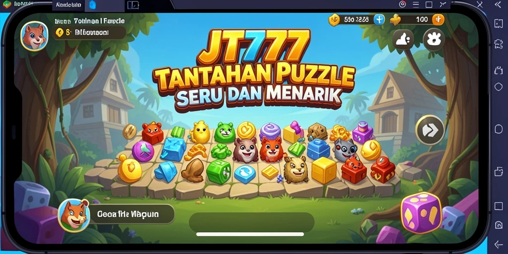 Tangkapan layar JT777 menunjukkan gameplay Puzzle yang seru dan penuh tantangan.