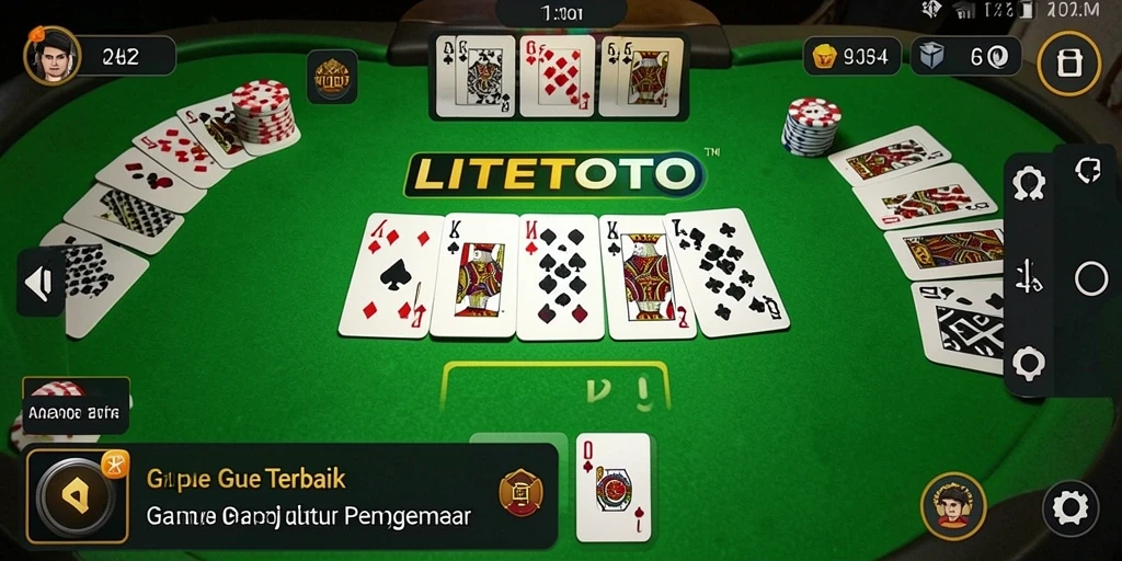 Tampilan gameplay Gaple yang memukau di LITETOTO.