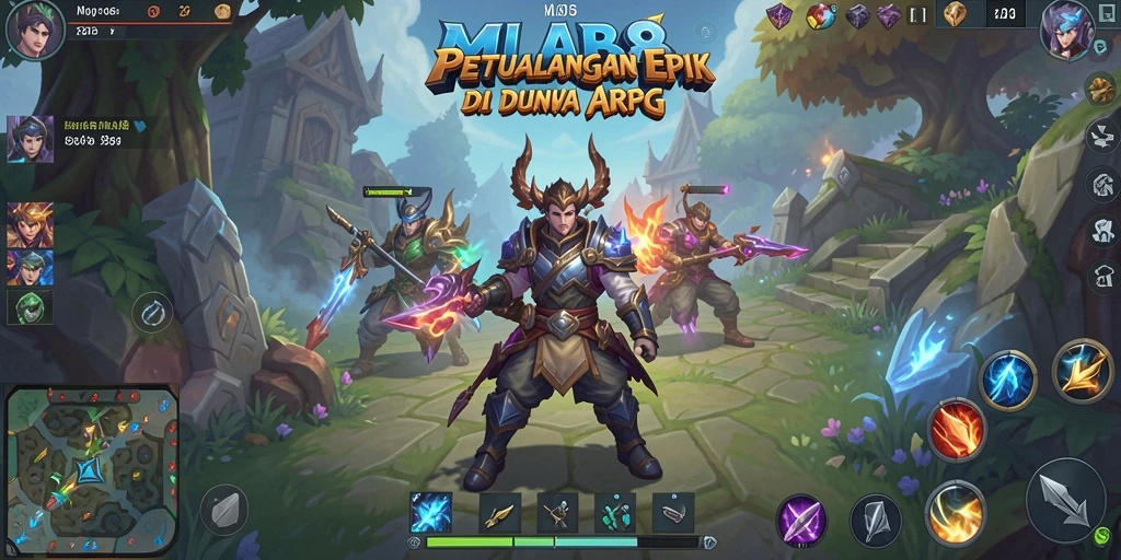 Tampilan gameplay seru dan menantang di MLBB8.
