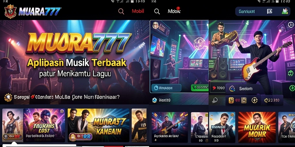 Tampilan gameplay MUARA777 dalam menikmati musik yang interaktif.