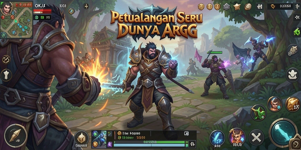 Tampilan seru dalam gameplay ARPG OKJK yang menantang.