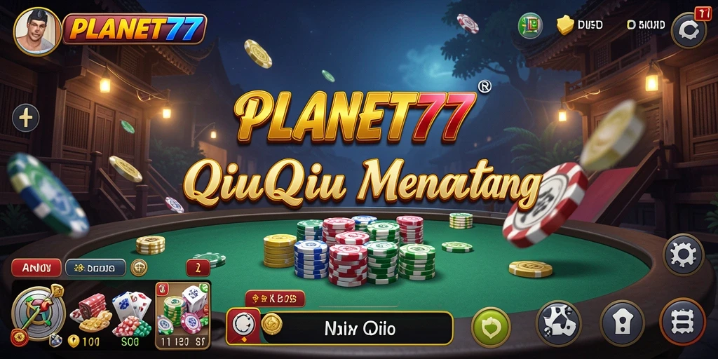 Tampilan gameplay QiuQiu yang menarik dan kompetitif.