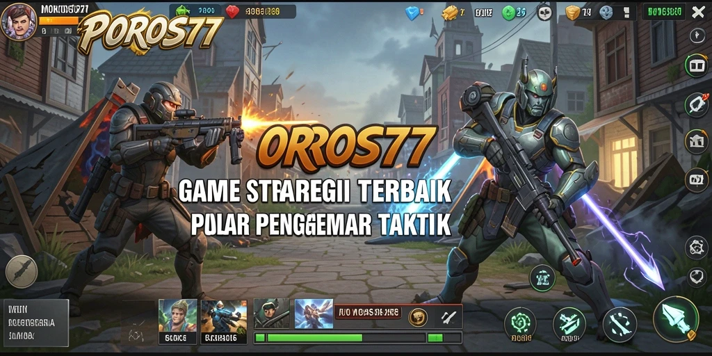 Screenshot dari gameplay POROS77 dengan aksi strategi yang mendebarkan.