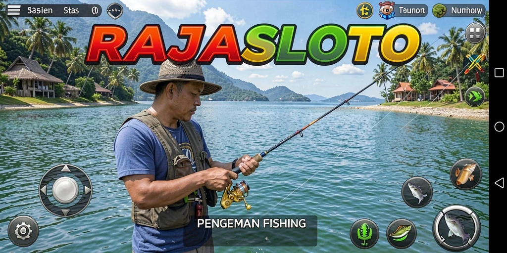Tampilan memukau dari gameplay Fishing di RAJASLOTO