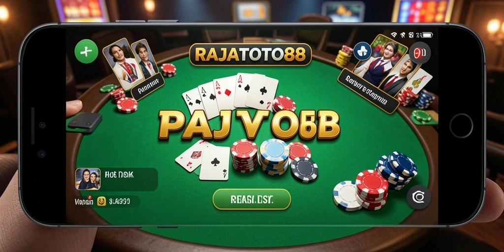 Tampilan gameplay <strong>RAJATOTO88</strong> yang menarik dengan berbagai mode poker.