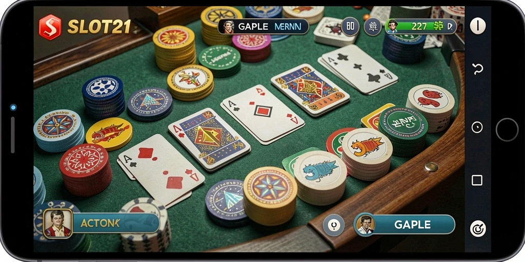 Tampilan gameplay seru dan interaktif dari SLOT21.