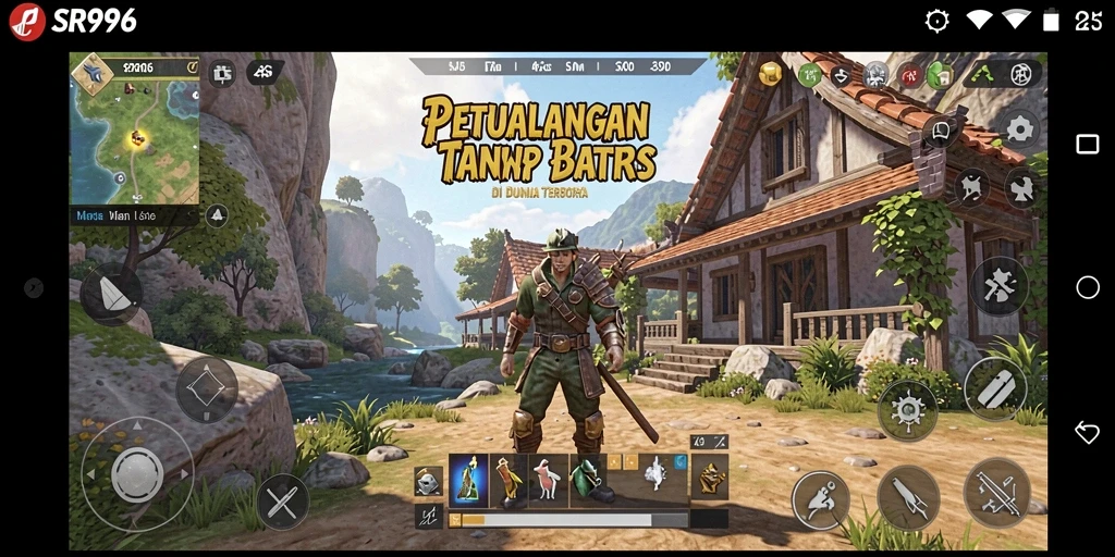 Gameplay menakjubkan dalam dunia terbuka SR996.