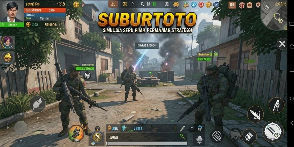 Tampilan menarik gameplay SUBURTOTO saat pengelolaan sumber daya.