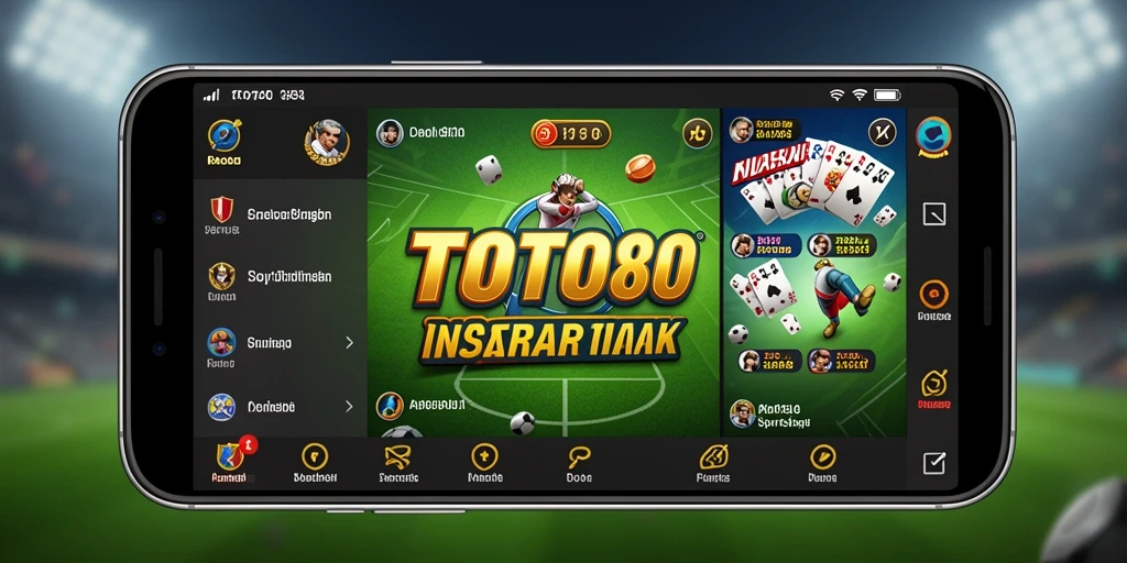 Screenshot TOTO80 menampilkan aksi taruhan olahraga yang seru dan interaktif.
